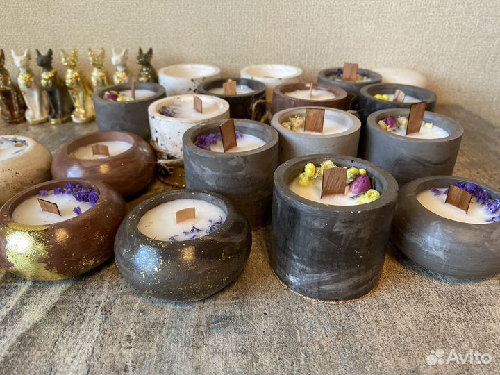 Ароматические свечи ручной работы