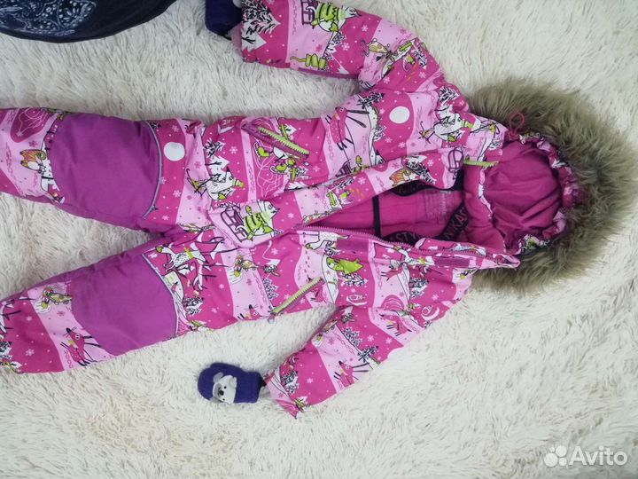 Зимний комбинезон для девочки