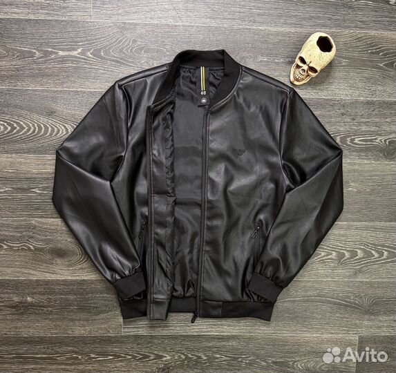 Куртка Armani эко кожа