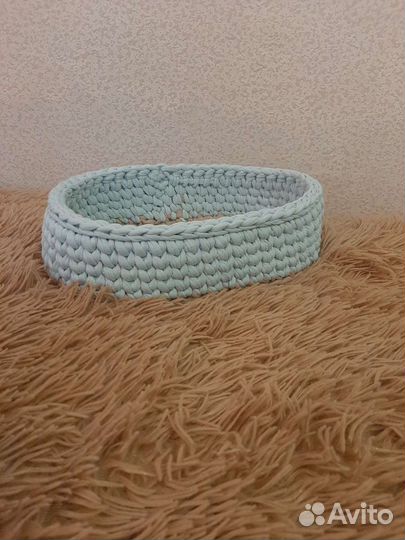 Корзинки из трикотажной пряжи