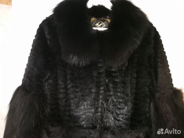 Шуба кролик песец