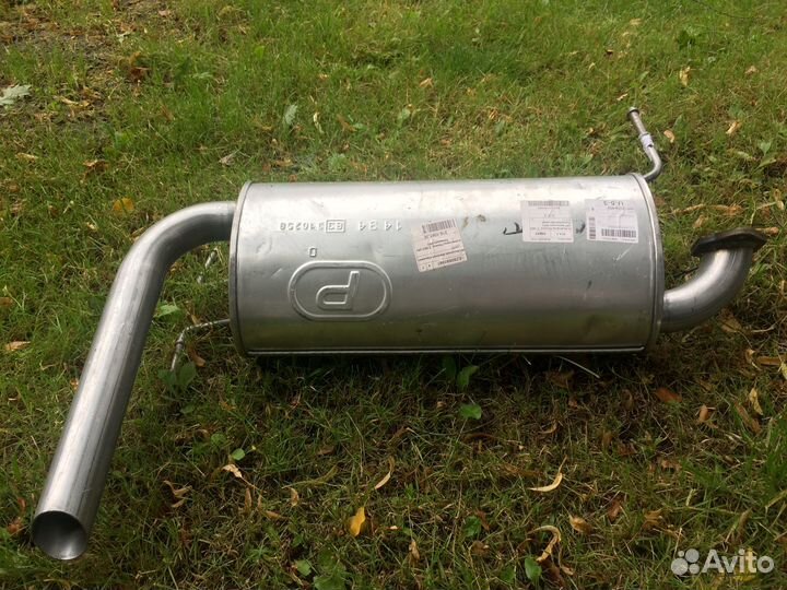 Глушитель задняя часть mitsubishi outlander1 4g64