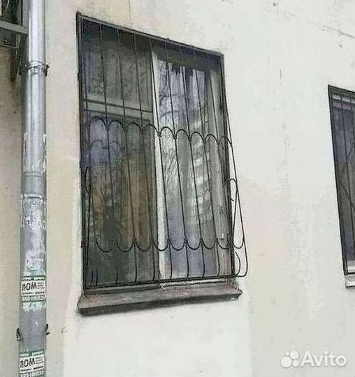 Решетки на окна, тамбур, двери, ворота, железные