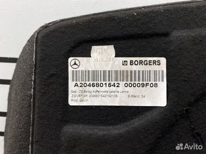 Пол багажника Mercedes-Benz C-Class W204 651.913