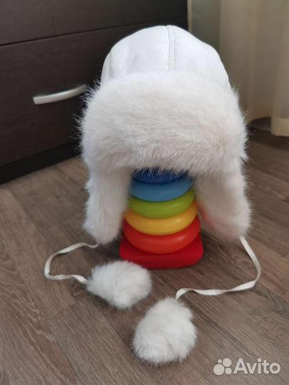 Шапка зимняя для девочки 54