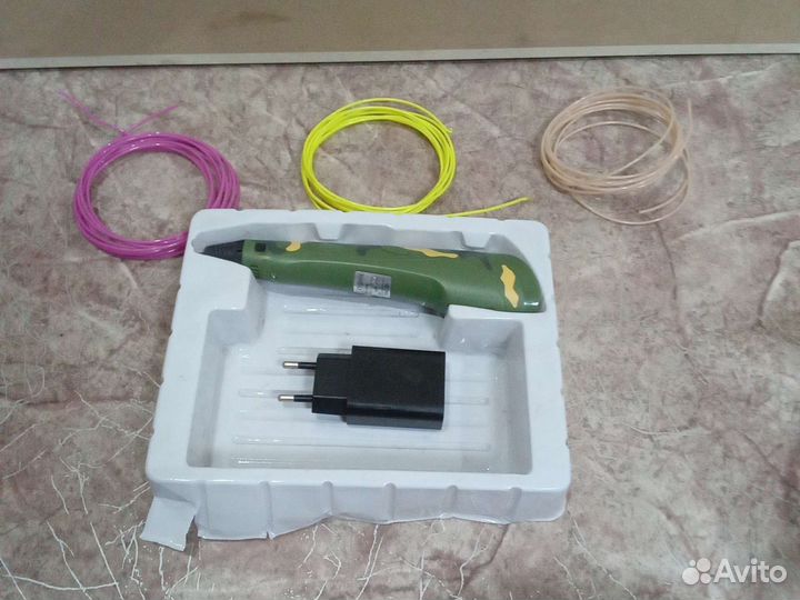 3D ручка с пластиком