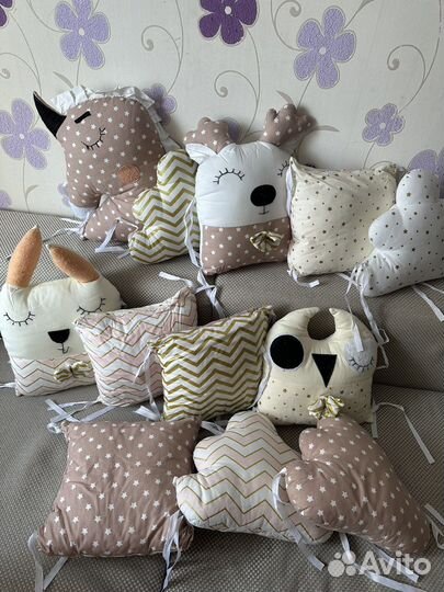 Бортики в кроватку