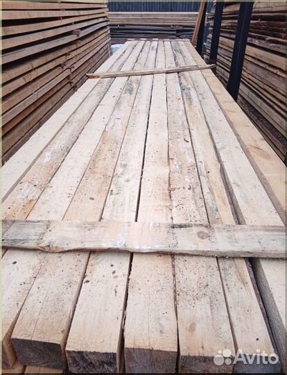 Брус обрезной ест. вл. хвоя 3-4 сорт 100х150х6,0