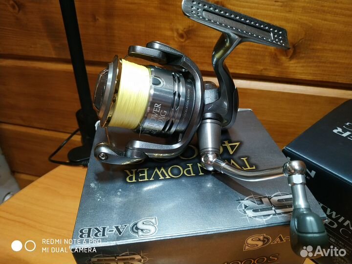 Катушка Shimano 08 Twin Power 4000S + шпуля 4000XG