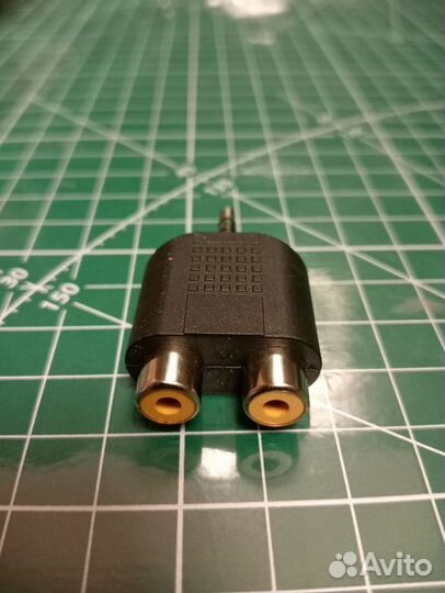 Адаптер переходник Mini Jack 3pin(M) -2 xRCA