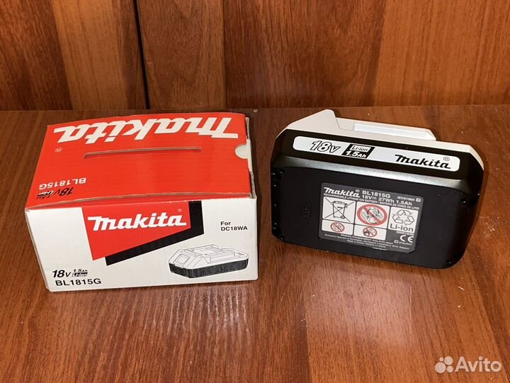 Аккумулятор Makita новый 18v 1,5A