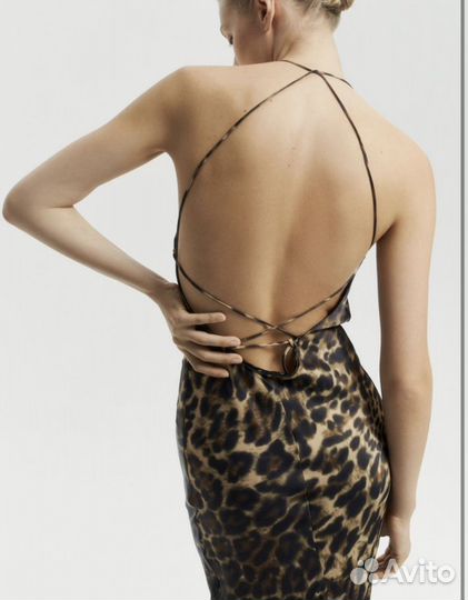 Платье леопардовое lime