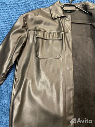 Кожаная рубашка