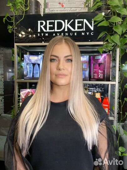 Окрашивание волос,стрижка