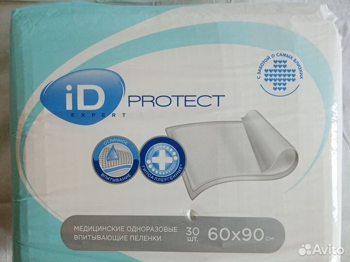 Пеленки одноразовые 60х90 30 штук