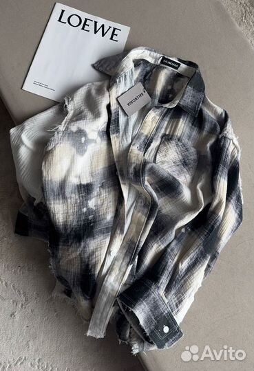 Рубашка в клетку balenciaga