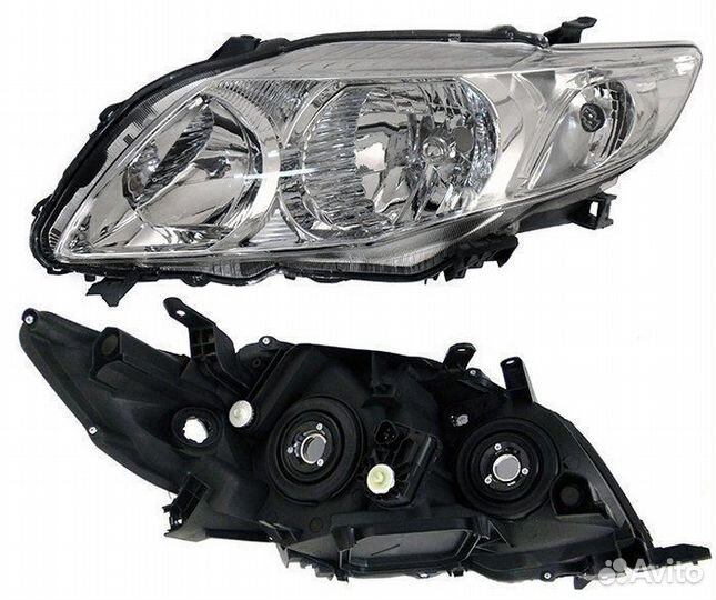 Фары передние на Тойота Королла Е150 2010-2013