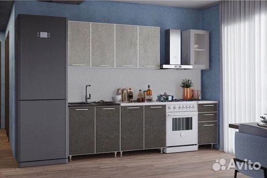 Кухня 2м Бетон т/с ТК Полигон отдел 201