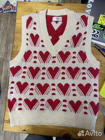 Жилет вязаный женский трикотажный