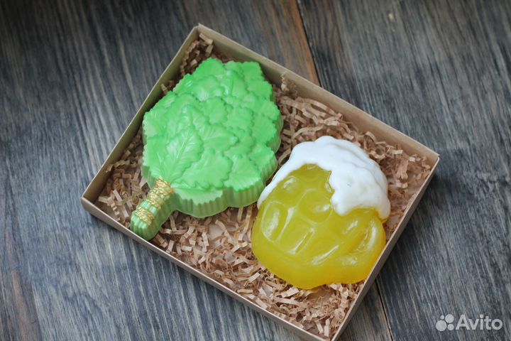 Наборы из мыла ручной работы на 23 февраля