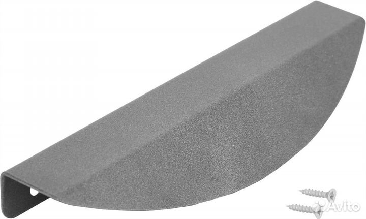 Ручка-профиль cт2 156 мм сталь, цвет графит