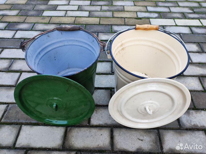 Эмалированная и алюминиевая посуда СССР