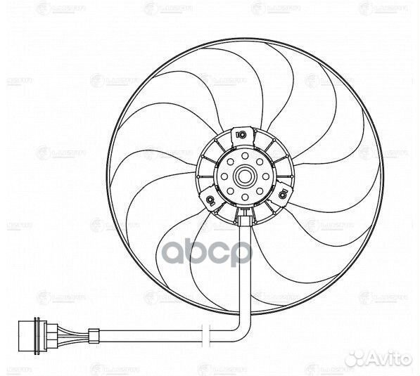 Вентилятор радиатора охлаждения VAG octavia/golf
