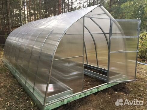 Теплица капелька усиленная. цинк 25х25 шаг 0,65м