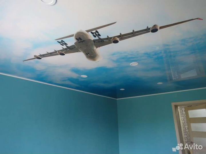 Натяжные потолки, подвесные