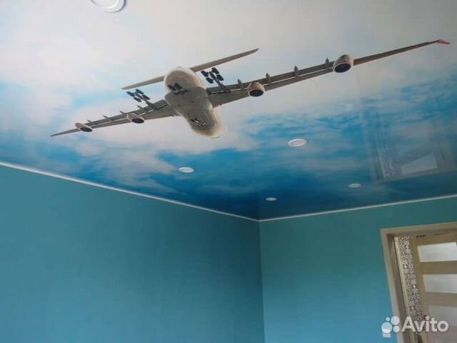 Натяжные потолки, подвесные