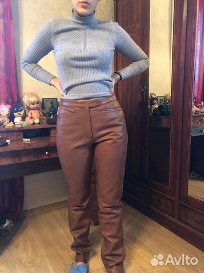 Кожаные брюки