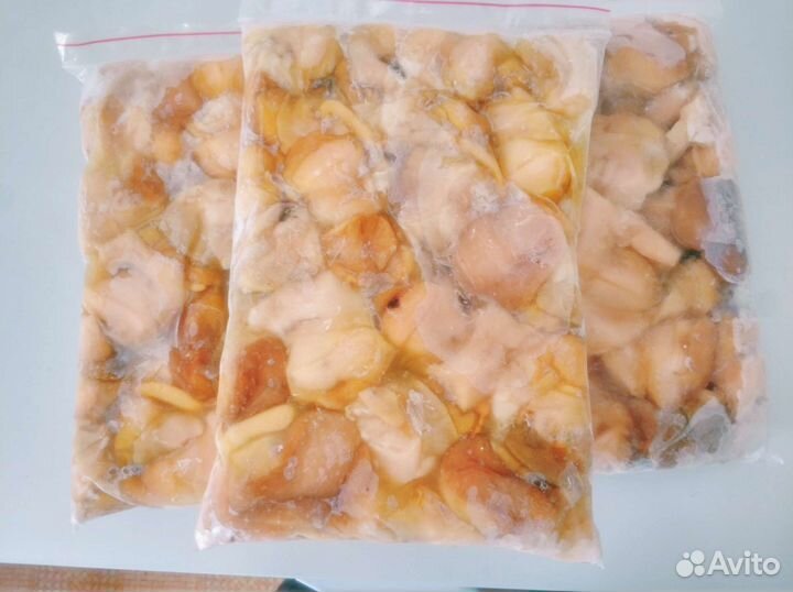 Мясо рапана большой + Мидии