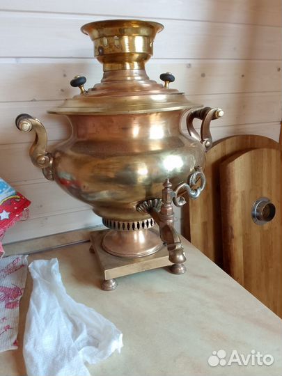 Самовар бр. Воронцовых репка, редкий