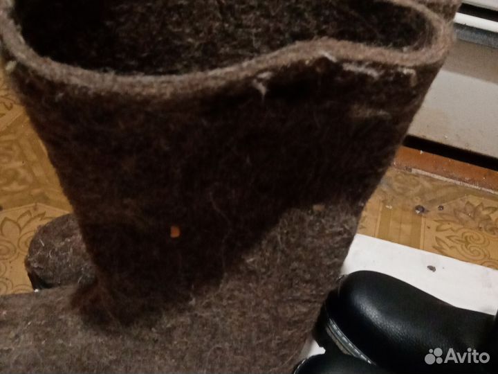 Валенки с подошвой