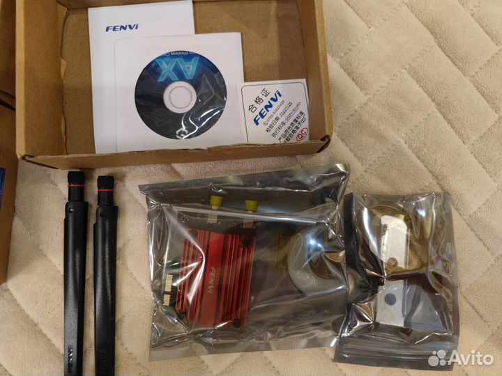 WiFi 6E + BT 5.2 Intel AX210 Fenvi Axe3000 Новый