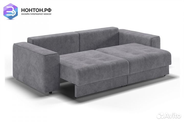 Диван еврокнижка Конте серый