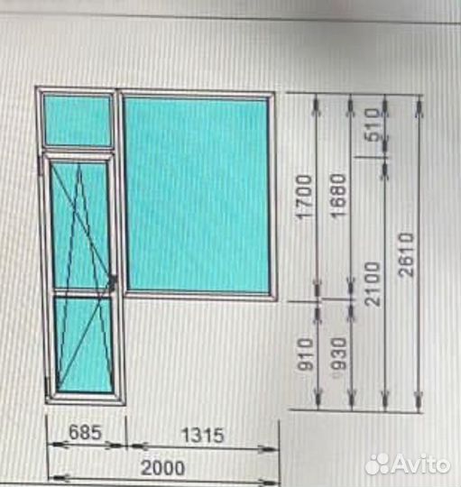 Окна пластиковые бу
