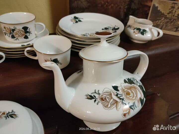 Чайный сервиз. ГДР. Винтаж