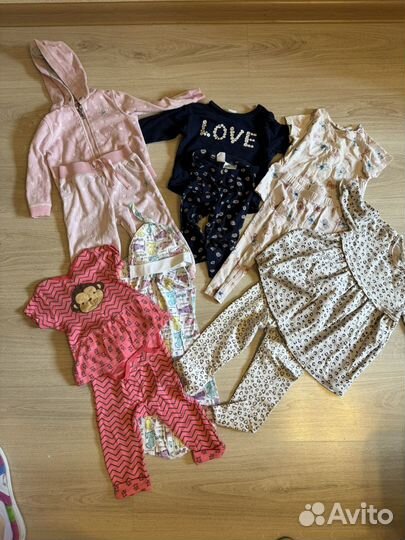 Детские вещи пакетом 68 74 80