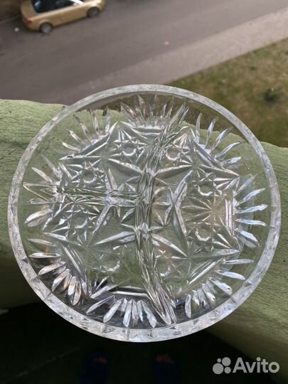 Менажница хрусталь Богемия