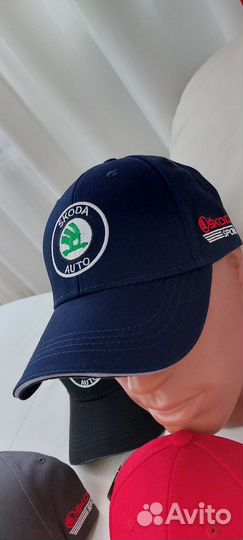 Бейсболка с логотипом автомобиля Skoda хлопок