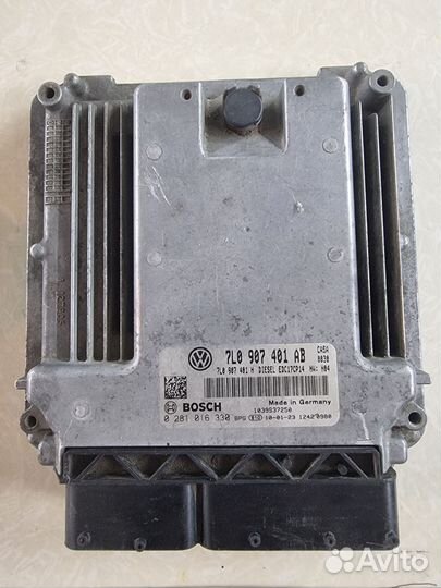 7L0907401AB/7L0907401H эбу двигателя 3.0 TDI casa