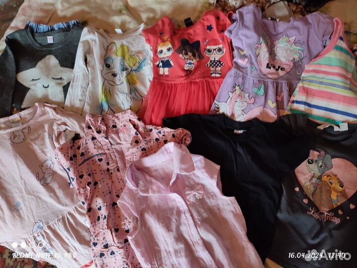 Вещи пакетом на девочку