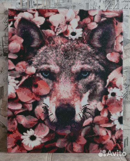 Картина с волчицей