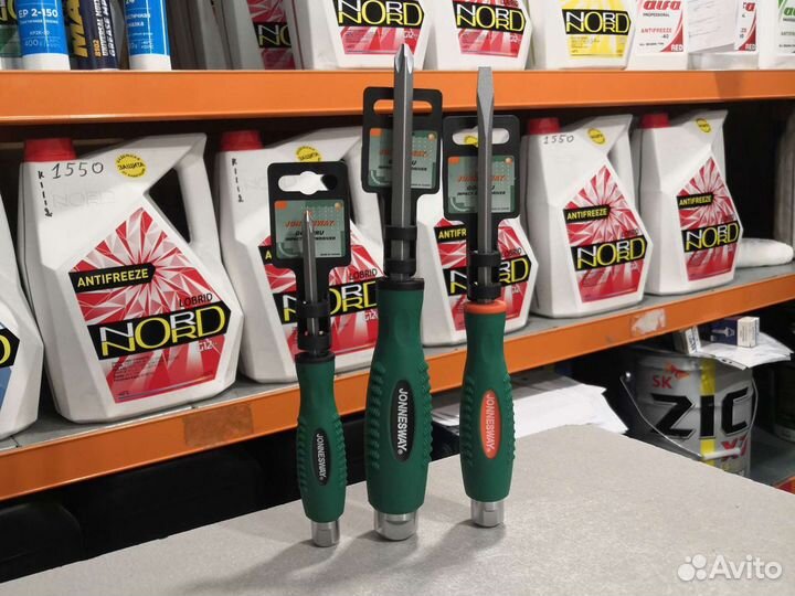 Отвертка ударная крестовая PH1x75мм jonnesway