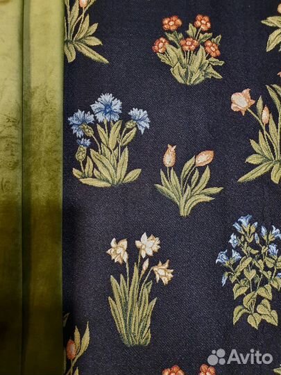 Ткань гобеленовая Мильфлёр Уильям Моррис