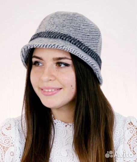 Панама и кепка женская, теплая