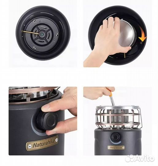 Обогреватель газовый Naturehike многофункциональны