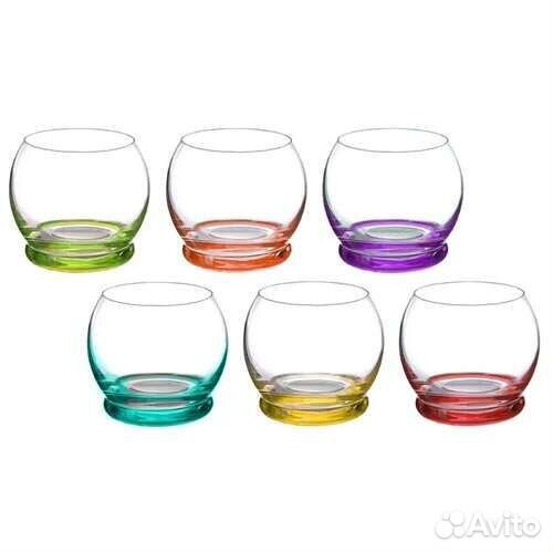 Набор стаканов Bohemia, 390мл, 6шт под виски, воду