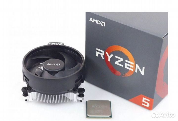AMD Ryzen 5 2600X BOX (с кулером из коробки)